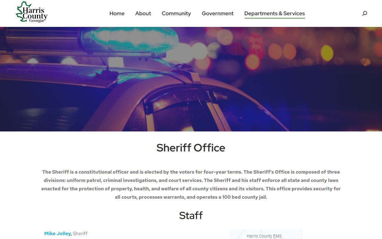 Harris County Sheriff's Office inmate records source